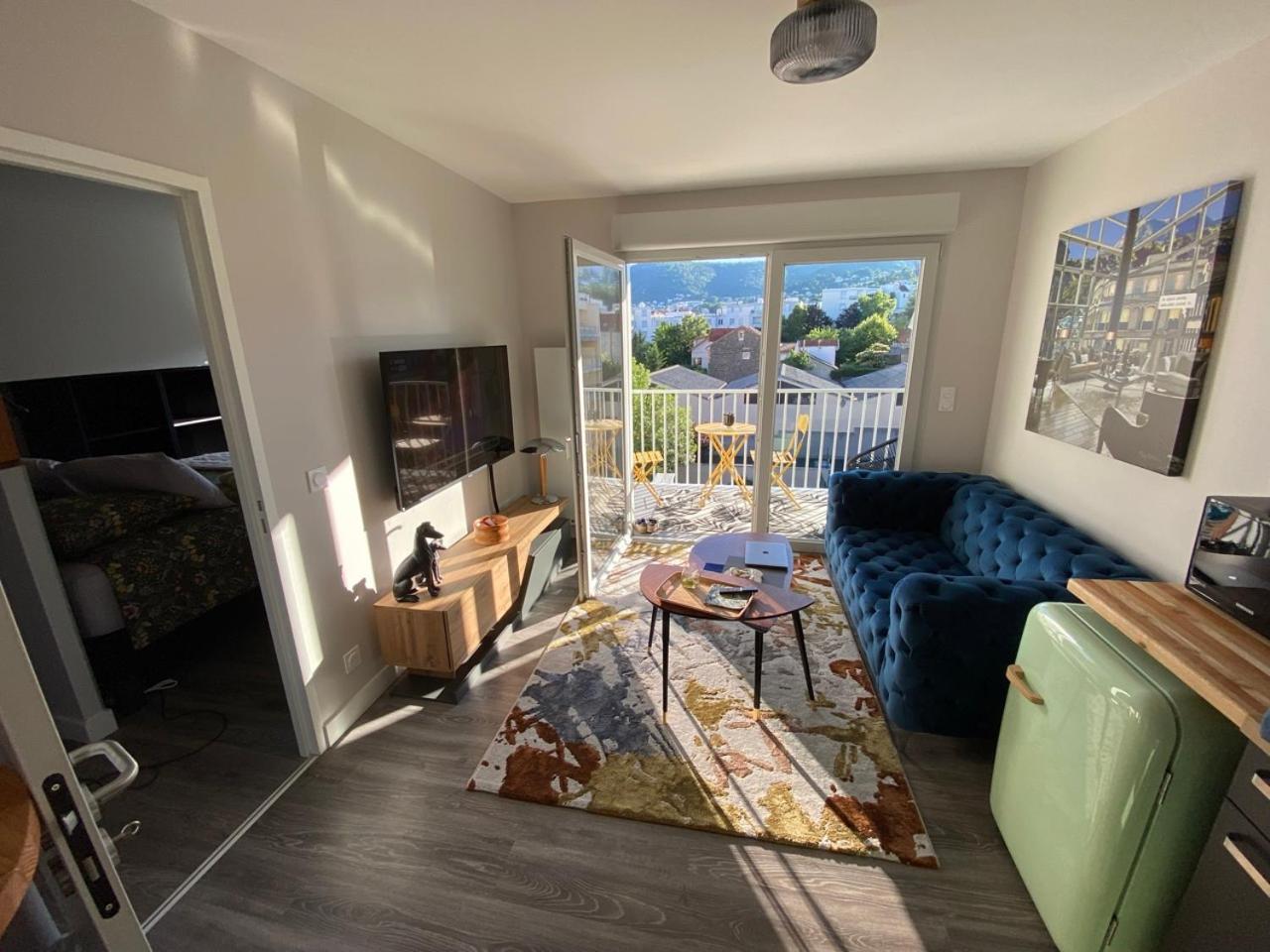 T2 Avec Parking, Loggia, Vue Puy De Dome *